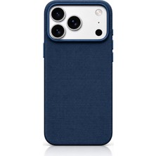 Gör-Al Premium Iphone 17 Pro Noirweave Premium Dokulu Kumaş Kılıf