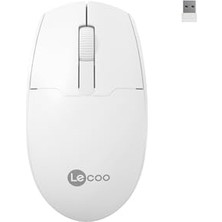 Trendexa WS204 Beyaz Kablosuz Optik Mouse, 1200 Dpı, 3 Tuş, Sessiz, USB Mini Alıcılı, Sağ ve Sol El Kullanımına Uygun