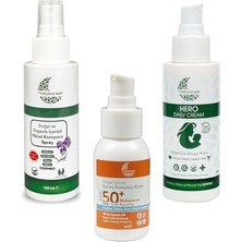 Trendexa Organik ve Doğal Içerikli Vücut Koruyucu Sprey, Güneş Kremi ve Çok Amaçlı Hero Anlık Yatıştırıcı 100 ml