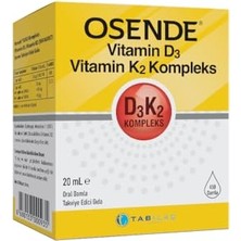 Trendexa D3K2 Kompleks Damla 20 ml Vitamin D Vitamin K2 Mk-7 Mk-4