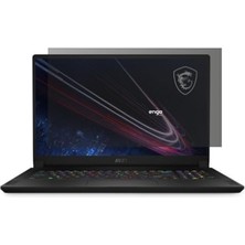 Trendexa Msi GS76 Stealth 17.3 Inç Uyumlu Hayalet Ekran Koruyucu, Anti-Spy Gizlilik, 9h Temperli Nano Kırılmaz Esnek Cam, Parlama Önleyici 16:9