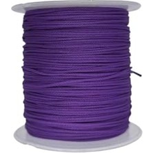 Trendexa Paraşüt Ip; Bileklik, Tesbih ve Hobi Ipi 0.8 mm 100 Metre Makara Mor