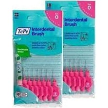 Trendexa Tepe Interdental Brush Arayüz Fırçası Pembe 0.4 mm 8'li x 2 Adet