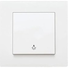 Trendexa Beyaz Light Anahtarı M+K