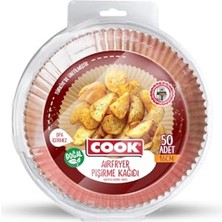 Trendexa Airfryer Pişirme Kağıdı; Standart Boy, 16 Cm, 50 Adet