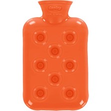 Trendexa 0,5 L Turuncu Petek Desenli Mini Sıcak Su Şişesi