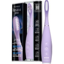 Trendexa Issa 4 Plus Sonik Elektrikli Diş Fırçası, 4'ü 1 Arada Şarjlı Set, Yumuşak Kıllar, Lavanta