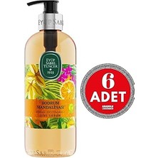 Trendexa Bodrum Mandalinası Doğal Zeytinyağlı Sıvı Sabun 500 ml x 6 Adet