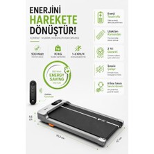 Trendexa Flat Koşu Bandı 34X79 cm Minimal Yürüyüş Bandı Uzaktan Kumandalı & Eğimli