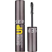 Trendexa Water Resistant Size Up Seyahat Boy Hacim Veren Ultra Black Maskara, 5 ml