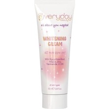 Trendexa Whitening Cream Beyazlatıcı Etkili, Nemlendirici, Leke Karşıtı Cilt ve Vücut Bakım Kremi 100 ml (Arbutin Niacinamide Panthenol) Aydınlatıcı Etki, Tüm Ciltler Için