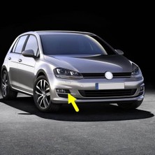 Trendexa Vw Golf 7 2013-2017 Uyumlu Ön Tampon Sağ Sis Farı Çerçevesi, Kromlu 5G0853212E