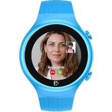Trendexa Watch 5s Akıllı Çocuk Saati; Görüntülü Arama, Gps, Sos, Sağlık Takibi, Nabız Ölçer, Spo2ölçer, Adımsayar, Güvenli Alan, Gorilla Glass Dokunmatik Ekran, Güvenli Liste, IP67 Suya Dayanıklı Mavi