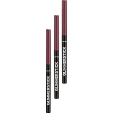 Trendexa Glimmersticks Asansörlü Açılıp Kapanabilen Göz Kalemi Majestic Plum Üçlü Set