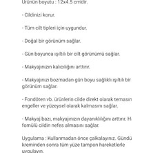 Trendexa Fit Myi Makyaj Bazı Beyaz