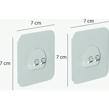 Trendexa Yedek 2 Adet Yapışkanlı Askılık Sticker, Nocolor