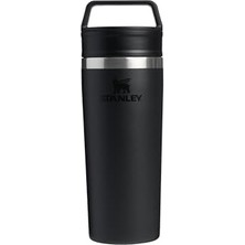 Trendexa Café-To-Go Termos Bardak, Paslanmaz Çelik, Siyah 2.0,0.47 L