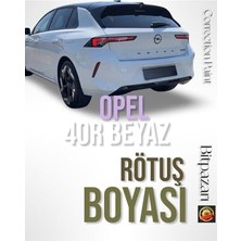 Trendexa Opel Astra 40R Beyaz Rötüş Boyası Otomobil Taş Izi ve Çizik Giderici, 40RASTRAFF