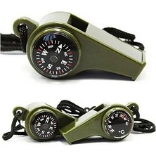 Trendexa MKMP-0042 3'ü 1 Arada Acil Durum Düdüğü, Pusulalı ve Termometreli