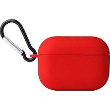 Trendexa 10871 Apple Airpods Pro ile Uyumlu Airbag Silikon Kılıf Kırmızı