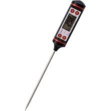 Trendexa Dijital Et ve Gıda Termometresi; Anında Okuma Özellikli, Paslanmaz Çelik Prob, LCD Ekranlı Mutfak Termometresi