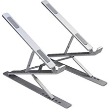 Trendexa Çift Katlı Ayarlanabilir Laptop Stand Katlanabilir Alüminyum Tablet Notebook Stand Dizüstü Bilgisayar Standı