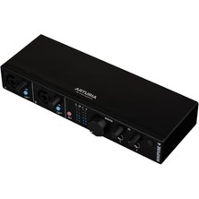 Trendexa Minifuse 4 Interface Audio | 48V Plus 2 Hat Girişli 2 Xlr ve Trs Preamp, Analog Lab Intro ve Ableton Live Lite Içerir