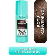 Trendexa Koyu Kahverengi Beyaz Dip Kapatıcı Sprey 75 ml