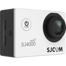 Trendexa SJ4000 Wifi 4K UHD 156° 2” Geniş Ekran H.265 900 Mah Hareket Algılama 30 Metre Su Geçirmez Kılıflı Aksiyon Kamerası Gümüş