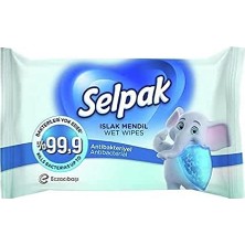 Trendexa Cep Islak Mendil Antibalteriyel 3'lü (1 x 3 Adet)