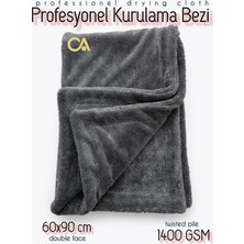 Carada Twisted Pile Oto Kurulama ve Temizlik Havlusu Gri / 60CMX90CM