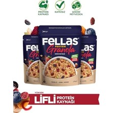 Trendexa Protein Granola, Kırmızı Meyveler 270G 3'lü Paket