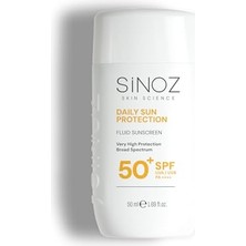 Trendexa SINOZSPF50+ Günlük Kullanım Sıvı Yüz Güneş Kremi 50 Ml, Yeni Nesil Güneş Filtreleri- Hibrit Formül-Pa++++