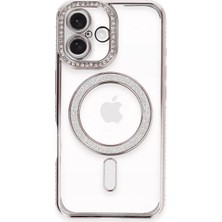TeknoKapsül Apple Iphone 16 Plus Kılıf Joke Simli Magneticsafe Kılıf - Pembe