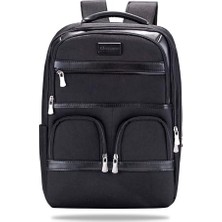 Trendexa BP-BS200 Business Vıp B2 -Serisi 15.6 Inch Uyumlu Wtx Pro Su Geçirmez Kumaş Siyah Laptop Sırt Çantası