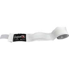 Trendexa Boks Bandaj Kick Boks ve Muay Thai 5 Metre Elastik Bandaj (Beyaz)