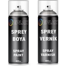 Trendexa Fiat Doblo 261 Çöl Gri ile Uyumlu Si Sprey Rötuş Boyası+Sprey Vernik