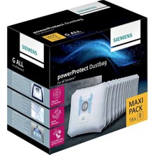 Trendexa Powerprotect Elektrikli Süpürge Torbası VZ16GALL (16 Adet), Kilitli, Verimli Motor Koruması, %50 Daha Uzun Kullanım Süresi, VS08 ve VS01 Hariç Tüm Üretim Serileri