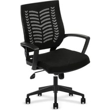 Yumi Siyah Fileli Ofis Çalışma Koltuğu