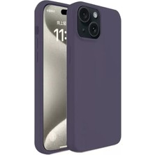 TeknoKapsül Apple Iphone 15 Kılıf First Silikon - Mürdüm