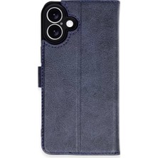 TeknoKapsül Apple Iphone 16 Plus Kılıf Trend S Plus Kapaklı Kılıf - Lacivert