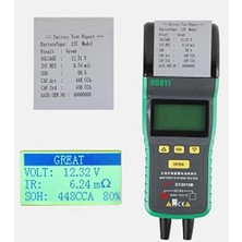 Trendexa DY2015B Termal Yazıcılı Otomotiv Akü Sistemi Test Cihazı 12V