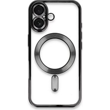TeknoKapsül Apple Iphone 16 Plus Kılıf Kross Magneticsafe Kapak - Siyah