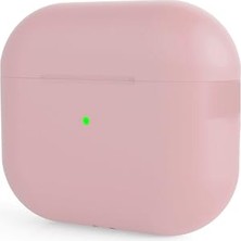 Trendexa Apple ile Uyumlu Airpods Pro 2 Standart Silikon Kılıf Pembe