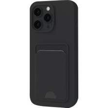 TeknoKapsül Apple Iphone 16 Plus Kılıf Kelvin Kartvizitli Silikon - Siyah