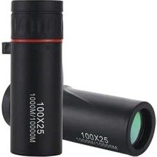 Trendexa 100X25 Tek Gözlü Dürbün, 25 mm Objektif, Su Geçirmez ve Anti Reflection Kaplama
