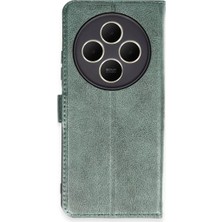 TeknoKapsül Xiaomi Redmi 14C Kılıf Trend S Plus Kapaklı Kılıf - Yeşil