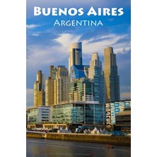 Trendexa To Travel Is To Live, Next Stop: Buenos Aires: A Blank Sketchbook For Artists, Drawing, Doodling, Writing, Lovers.: 100 Pages, 6x9 Matte Finish