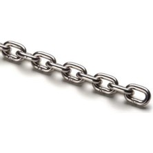 Trendexa G1154 Paslanmaz 316 Kalite Krom Zincir, 6 mm x 4 M