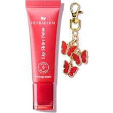 Trendexa Parlatıcı, Dolgunlaştırıcı, Onarıcı Renkli Dudak Balmı, Anahtarlık Hediyeli, Nar Aromalı 10 ml